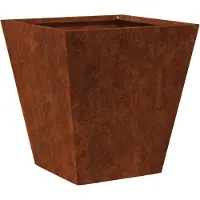 vidaXL Planteringskärl för trädgård 30x30x30 cm väderbeständigt stål