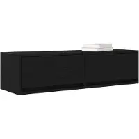 vidaXL TV-skåp Svart Trä 100 x 31 x 25,5 cm Smidiga utdragslådor