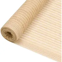 vidaXL Insynsskyddsnät beige 1x50 m HDPE 75 g/m²