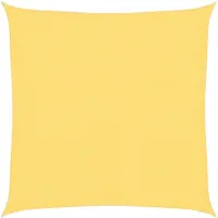 vidaXL Solskärmssegel HDPE kvadratiskt 3,6 x 3,6 m beige