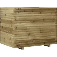 vidaXL Odlingslåda 90x60x72,5 cm impregnerat furu