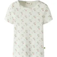 Lil´ Atelier Lil' Atelier T-shirt - Dap - Bomull/Modal - Hålmönster - NbfRach - - 2 år (92) - T-shirt