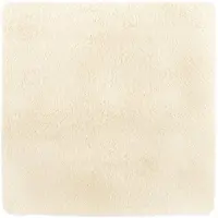 vidaXL Ryamatta med lång lugg NAVARRA gräddvit 240x240 cm polyester