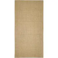 vidaXL Matta naturlig sisal 100x200 cm