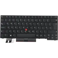 Lenovo Primax - Ersättningstangentbord för bärbar dator - med Trackpoint - QWERTY - brittisk - svart - FRU - för ThinkPad P14s Gen 1; P14s Gen 2; T14 Gen ...