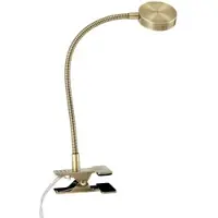 Orion Klämlampa Mira, Mässing / guld, Arbetsrum / kontor, Metall, Modern, Klämlampa