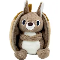Flipetz Gosedjur - Ekorre och ekollon - 20 cm - Brun - - One Size - Gosedjur