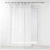 Douceur D`Interieur gardin med dekorativa pomponer DALILA - 140 x 240 cm