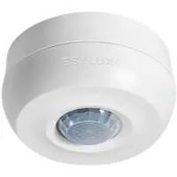 ESYLUX EB10430466 Takrörelsedetektor Utanpåliggande 360 ° Vit IP40