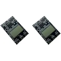 Jojomino 2X FM Walkie Talkie Kretskort FM-Mottagarkort Multifunktions FM-Sändarmottagare 7 Frekvens 27-480MHz DC3.3-6V