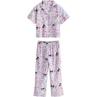 Next Pyjamas 'Hello Kitty' lavendel / rosé / svart / vit