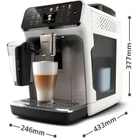 Philips 5500-serien EP5545/70, Espressomaskin, 1,8 L, Kaffebönor, Inbyggd kvarn, 1500 W