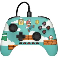 PowerA Advantage - Spelkontroll - kabelansluten - Mario Time - för Nintendo Switch 2