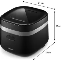 Philips 3000 series HD3090/80 tryckkokare 1,8 L 400 W, svart