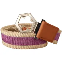 GF Ferre Kvinnors Flerfärgad Läder Silver Hexagon Logobuckle Bälte