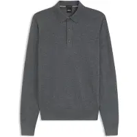 BOSS Merino-wool polo sweater
