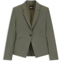 BOSS Slim-fit blazer in Italian virgin wool