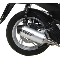 Arrow Urban Aluminium Dark With Dark End Cap Honda Sh 125i/150i ´20-22 Homologerad Ljuddämpare