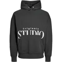 Jack & Jones Sweatshirt 'Vesterbro' antracit / vit