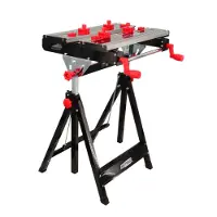 AWTOOLS VERKSTADSBORD MED HÖJDJJUSTERING 77–107 cm