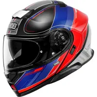 Shoei Neotec 3 Sharpen TC-10 Fällbar Hjälm Matt/Svart/Röd/Blå XL Unisex sort