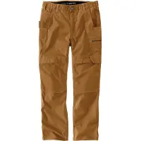 Carhartt Steel Rugged Flex Relaxed Fit Ripstop Double Front Utility Multi Pocket Work Byxor