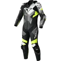 Macna Ignite perforerad ett stycke motorcykel läder kostym