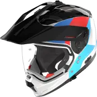 Nolan N70-2 X 06 TURBINE Integralhjälm Vit/Blå/Röd 2XL Unisex hvid