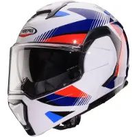 Caberg Trip Lunar Fällbar Hjälm Vit/Blå/Röd S Unisex hvid