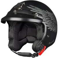 NEXX Y.10 Eagle Rider Jethjälm Matt/Svart S Unisex sort