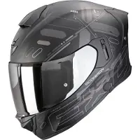 Scorpion EXO-530 Air Fond Integralhjälm Matt/Svart/Silver 2XL Unisex sort