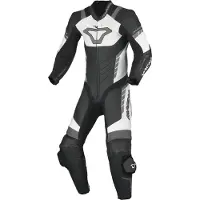 Macna Varshall Junior perforerad barn ett stycke motorcykel läder kostym