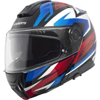 Schuberth C5 Zenith Fällbar Hjälm Vit/Blå/Röd 65 Unisex hvid