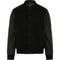 Rokker College Black Motorcykel Läder/Textil Jacka