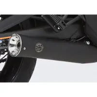 Falcon Double Groove Avgassystem CMX1100 REBEL 21- BL