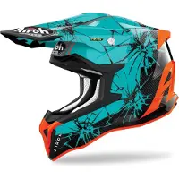 Airoh Strycker Crack Carbon Motocross Hjälm