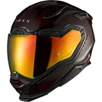 NEXX X.WST3 LAVA Integralhjälm Kolfiber/Röd M Unisex sort
