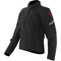Dainese Mangen Absoluteshell Pro Black vattentät damer motorcykel textil jacka