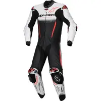 Alpinestars GP-R7 läderkombi i ett stycke Svart/Vit 52 Herrar sort