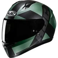 HJC C10 Tez MC4SF Integralhjälm Matt/Grön XL Unisex grøn