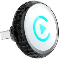 Zandona 2-i-1 Trådlös CarPlay Android Auto BT+WIFI USB-Dongeladapter AI-Box Omvandlar Trådbunden Till Trådlös Plug B