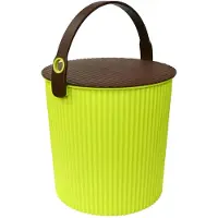 SmartaSaker Hink med lock 10L, Omnioutil, Grön/Brun