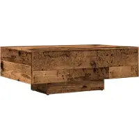 vidaXL Soffbord åldrat trä 85x55x31 cm konstruerat trä