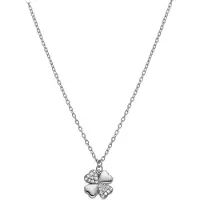 Luxenter -halsband i 925 sterling silver och rhodiumpläterad briljant zirkonia - Lumah
