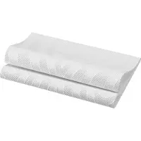 Duni Elegance servett Lily 40x40 cm vit - (40 st./förpackning)