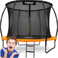 Neo-Sport Trädgårdstrampolin NS-08C201 med invändigt nät 8,5 FT 252 cm