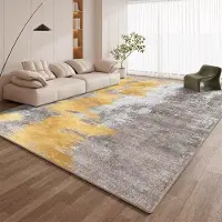 JGJG Nordisk Abstrakt Matta för Vardagsrumsdekoration Hem Stor Ytmatta 200x300 Sovrum Sängbord Halkfri Golvmatta Vikbar 60*90cm