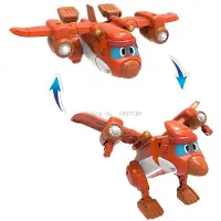 Fashnics 2018 Nyaste ABS Min Deformation Gogo Dino Actionfigurer REX Förvandlingsbil Flygplan Motorbåt Kran Dinosaurieleksaker för Barn