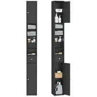 SoBuy BZR34-II-SCH Smal badrumskolonn 20x180 cm