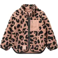 Liewood Fleecejacka - Teddy - Nolan - MEGA Leo/Pale Toscana - - 9 år (134) - Fleecejacka